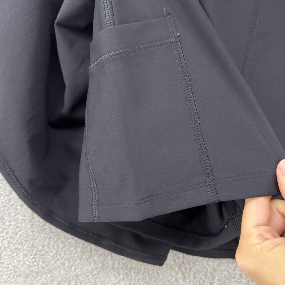 Old Navy Skirt S Black Active Powersoft Mini Skort Extra High-Rise Go Dry A-Line - Picture 4 of 9